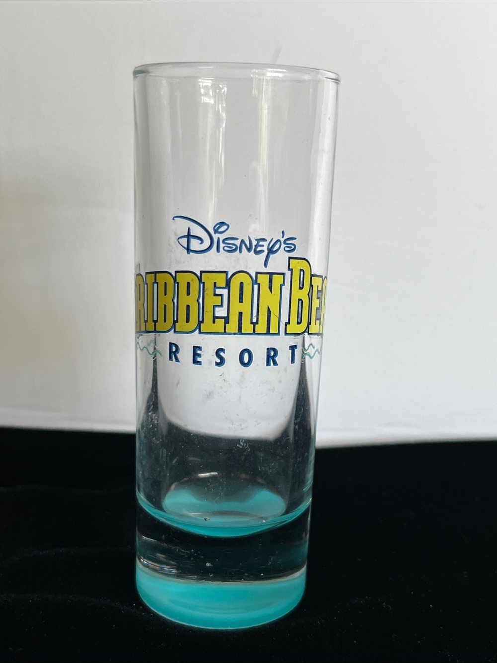 Disney CARIBBEAN BEACH Resort Toothpick Shot Glass Tall